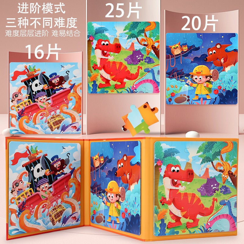 Children'S Advanced Educational Magnetic Puzzle Toddler Magnetic Early Education Baby Kindergarten 3 To 6 Years Old 24 Boys And Girls Toys - Image 4